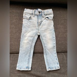 Acid wash skinny jeans